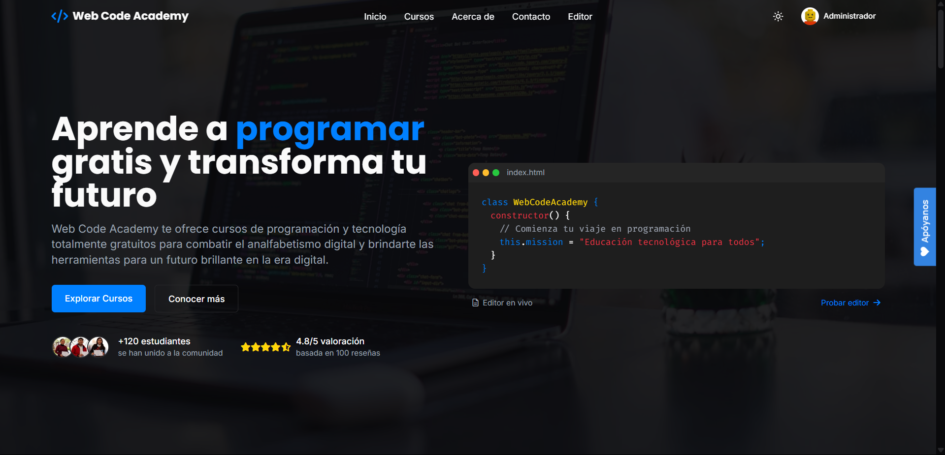 Proyecto: Web Code Academy